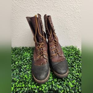 Chippewa Packer Arroyos Osborn Boots 24900 Black/Brown Men’s Sz 10W